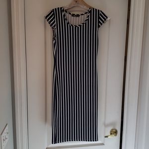 Blue and White Dress